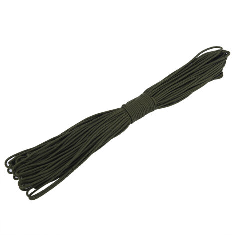 Corde polyvalente 1 brin 2mm pour camping, escalade et survie (31 mètres)