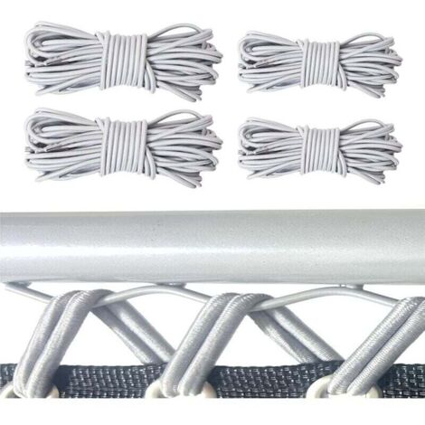 Corde Remplacement élastiques 4pcs, Corde Elastique, Convient pour Transat Jardin Exterieur Fauteuil Jardin Exterieur Chaises Longues De Jardin Chaises De Plage Patio Et Autres Chaises