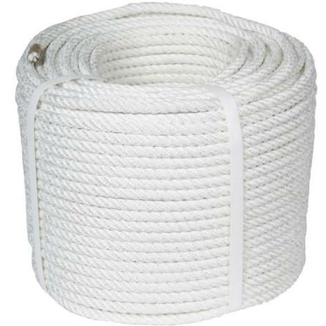 Corde torsadée en nylon/polyester mat - talla 10 mm.