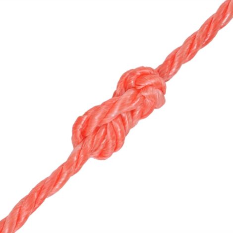 Corde torsadée Polypropylène 10 mm 500 m Orange CFW55976