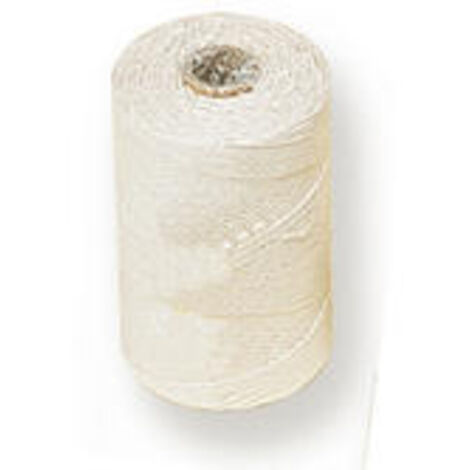 Cordeau coton tressé 3mmx120m en bobine de 500g
