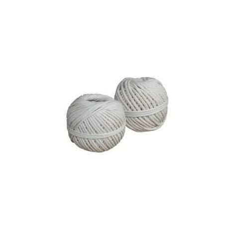 Cordeau coton tresse (1oog) n 75cxcot025p010n 2 5mm