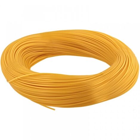 Cordeau de construction en maçonnerie 100 m 1 mm jaune