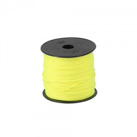Cordeau nylon fluorescent Ø 2mm longueur 100 m - Wilmart