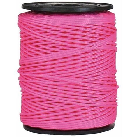 Cordeau rose diamètre 1.5 mm. rouleau 500 ml - CORDERIE MESNARD SAS