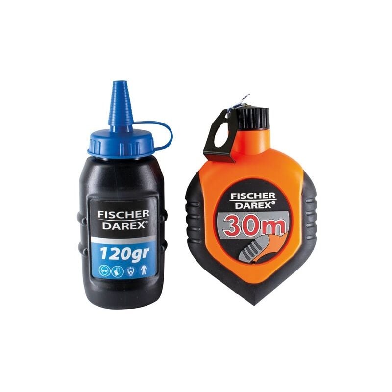 Fischer Darex - cordeau tracer 30M poudre bleue 120GR 102018