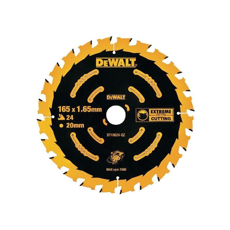 Dewalt - DT10624 Circular Saw Blade 165 x 20mm x 24 Tooth elite Extreme Framing