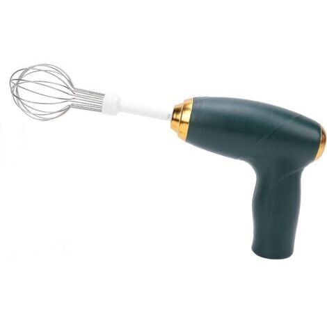 Corded Hand Mixer, Portable Electric Whisk, USB Rechargeable, Perfect for Mixing, Baking and Cooking, Green (GREEN)