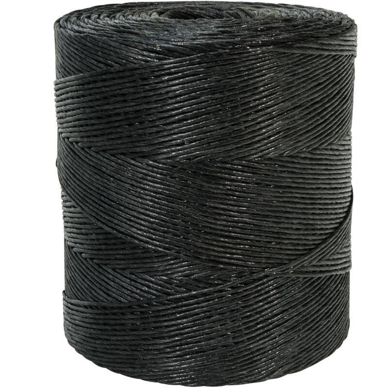 Werka Pro - Cuerda agrícola negra bobina 1500m Ø1,3mm