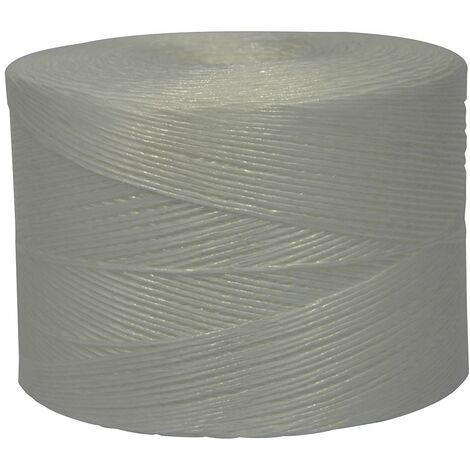 Corderie Italiane 002012221 Spago Rafia titolo 1000, Bianco, 2 kg, 1600 mt