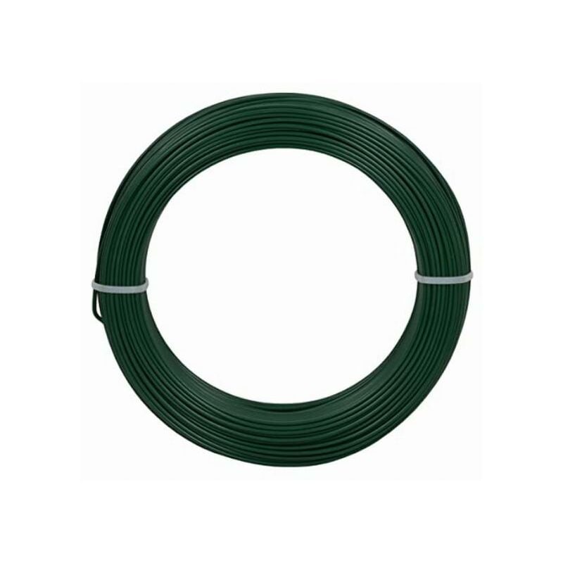 Image of 002014072 Filo Ferro Plastica, Verde, 1.8 mm, 100 m - Corderie Italiane