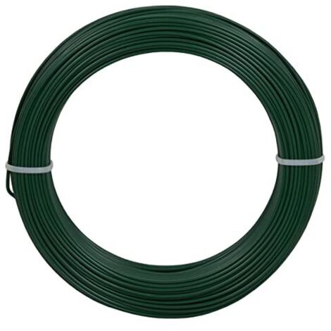 Corderie Italiane 002014096 Filo Ferro Plastica, Verde, 2,7 mm, 100 metri