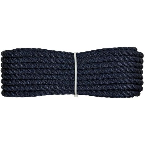 Corderie Italiane 006001034 Gherlino cima per ormeggio, diametro 8 mm, 20 mt, blu