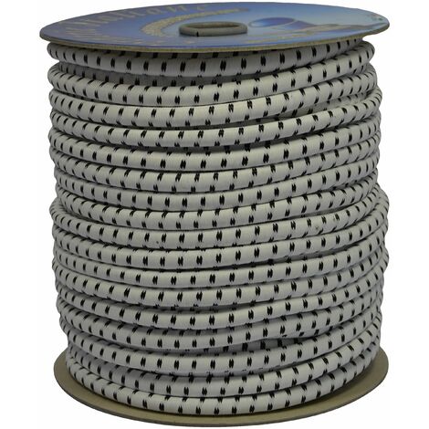 Corderie Italiane 006005087 Treccia Elastica, Bianco