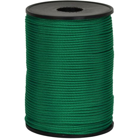 Corderie Italiane 006005964 Filo muratore, cordino edilizia verde, 2 mm - 500 mt