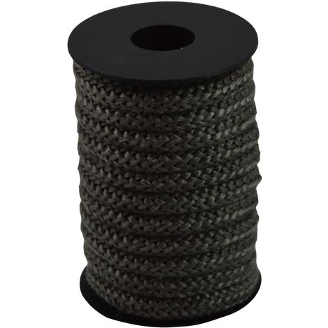 Corderie Italiane 006026327 Treccia in Fibra Vetro Grigia, 10 mm-5 mt