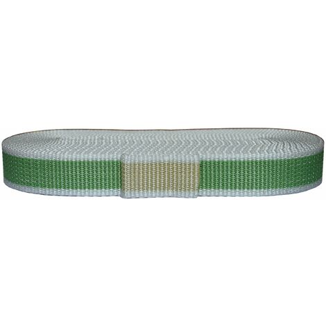 Corderie Italiane 006041832 Cintino per tapparelle, Colore Beige/Verde Chiaro, in Polipropilene, 22 mm, 5,5 mt