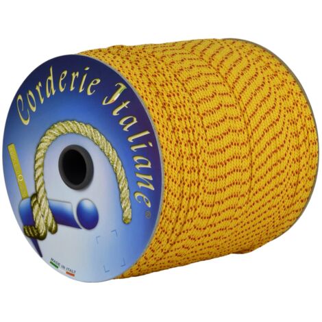 Corderie Italiane 006075011 Cordino edilizia extra giallo 2 mm - 50 mt
