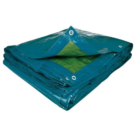 Corderie-Tournonaise Bâche standard bleu-vert 2 x 3 mètres