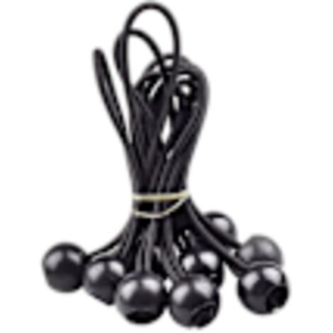 Cordes élastiques multifonctionnelles en plastique pour bâche, trampoline, tente, tendeurs élastiques [FW]