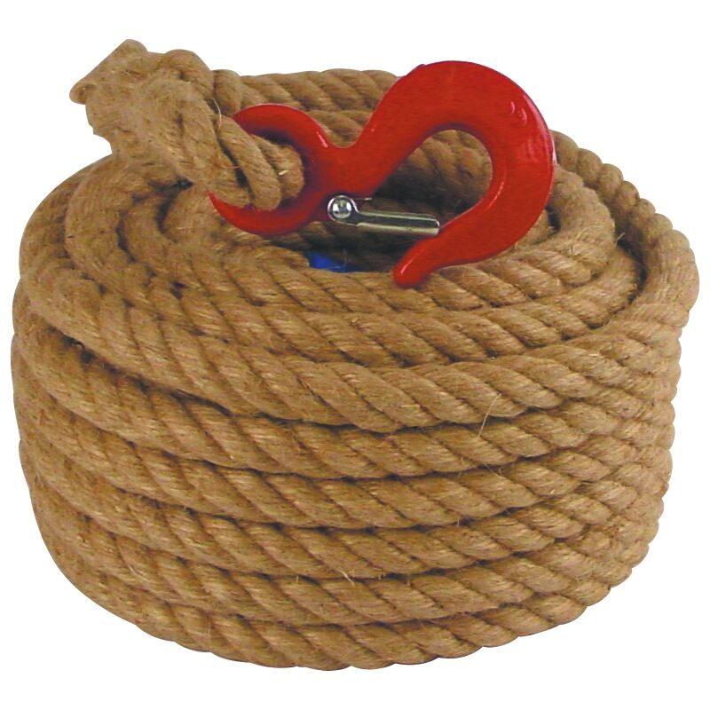 Corde pour poulie chanvre 22mm longueur 40m Corderies Tournonaises 31/2522