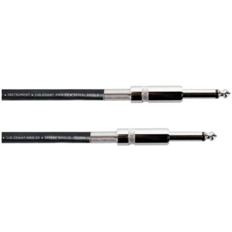 Cordial 14755 Klinke Instrumenten Anschlusskabel [1x Klinkenstecker 6.3 mm (mono) - 1x Klinkenstecke
