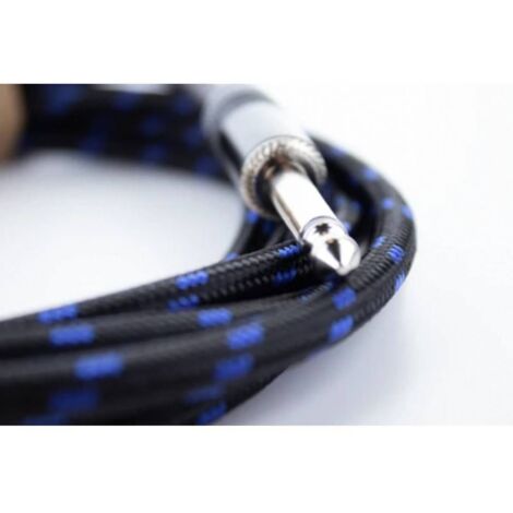 Cordial 14771 Jack Audio Cavo [1x Spina jack da 6.3 mm (mono) - 1x Spina jack da 6.3 mm (mono)] 7.50 m Nero, Blu Rivest