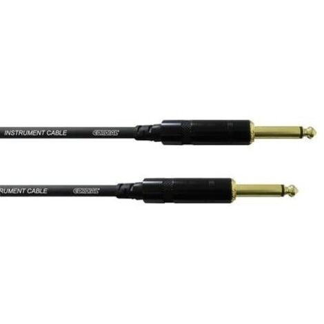 Cordial CCI 9 PP Jack Strumenti musicali Cavo [1x Spina jack da 6.3 mm - 1x Spina jack da 6.3 mm] 9.00 m Nero
