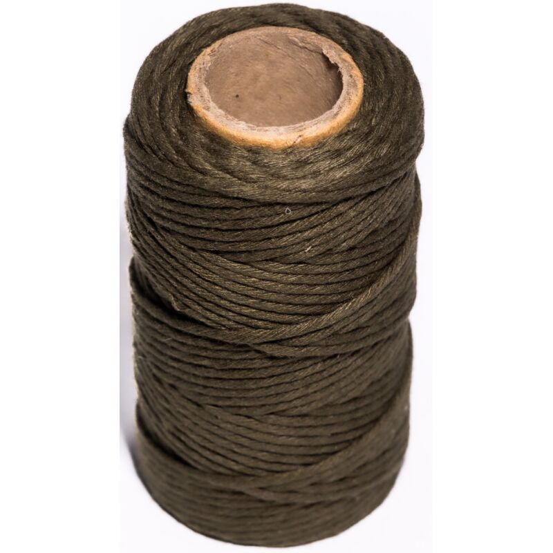 Cordino di cotone da 2 mm color cachi decorativo naturale per confezioni regalo in macramè