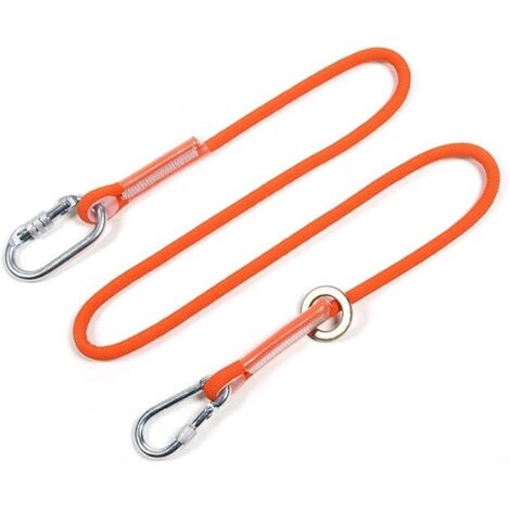Cordino di sicurezza professionale in nylon con gancio - Imbragatura da arrampicata ad alta resistenza e anticaduta (3 m)