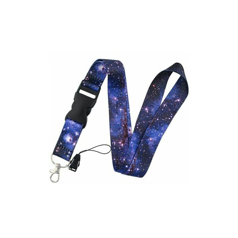 Cordino Galaxy viola per portachiavi id lavoro