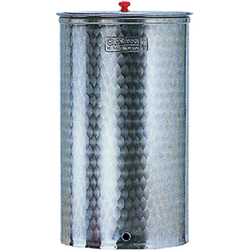 Cordivari botte fusto in acciaio inox serbatoio per alimenti vino olio 94 cm 700 lt made in Italy senza rubinetto e tappo