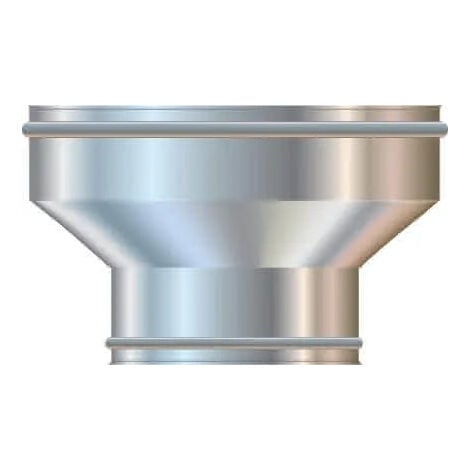 Cordivari - Riduzione Inox Ø80 Femmina / Ø130 Femmina - Monoparete