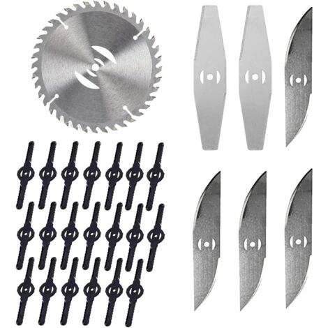 Disque De Coupe En Plastique De Rechange Pour Tondeuse / Débroussailleuse Sans Fil (Einhell, Gardol, Etc.)