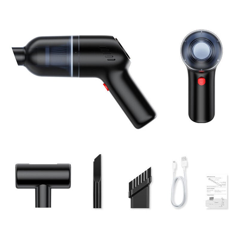 ZVD - Cordless Handheld Vacuum Cleaner, 120W 8000Pa Powerful Car Vacuum Cleaner, 2200mAh Rechargeable Handheld Vacuum Cleaner with Washable hepa