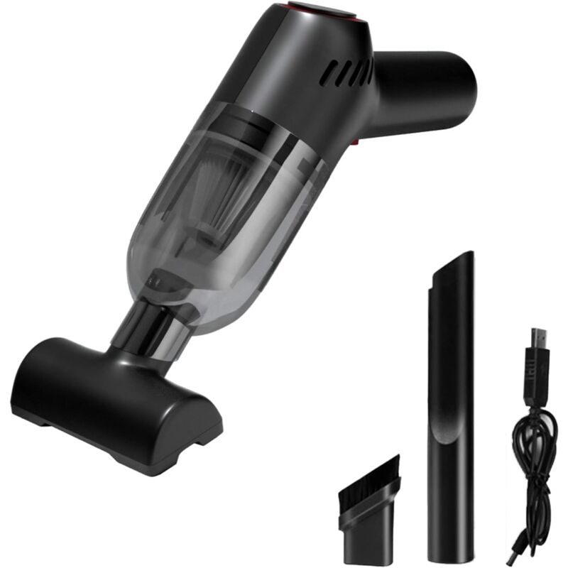 ZVD - Cordless Handheld Vacuum Cleaner, 8000PA 120W Car Vacuum Cleaner, Rechargeable, Table Vacuum, Car Vacuum Cleaner, Powerful Quiet, Mini Cleaner