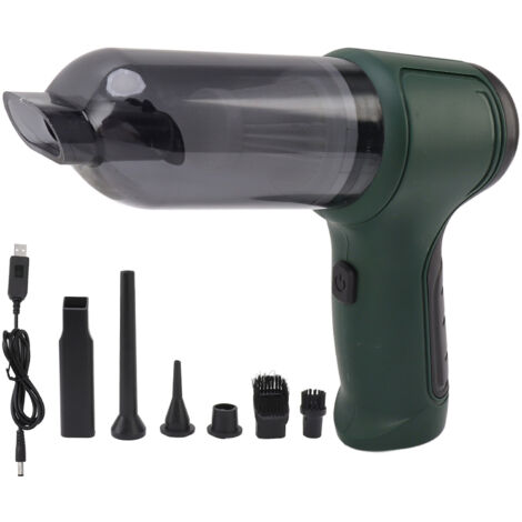 Cordless Handheld Vacuum Cleaner Strong Suction Portable Handheld Vacuum for Home Car Office Green