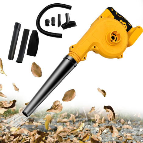 Cordless leaf blowers and vacuums, 2-in-1 Electric Garden Leaf Blowers and Vacuums, for Lawn Care Leaf Blowing, Car, Corner Dust Clearing,Compatible with Dewalt 20V Max Battery(Battery Not Inculded)
