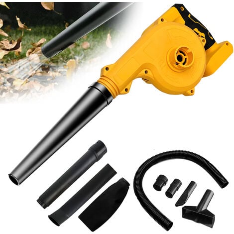 TEETOK Cordless leaf blowers and vacuums, for Dewalt 20V Max Battery,Electric Jobsite Air Blower,150CFM,Up to 130MPH,2-in-1 Handle Electric Blower and Vacuum Cleaner (Battery Not Included)