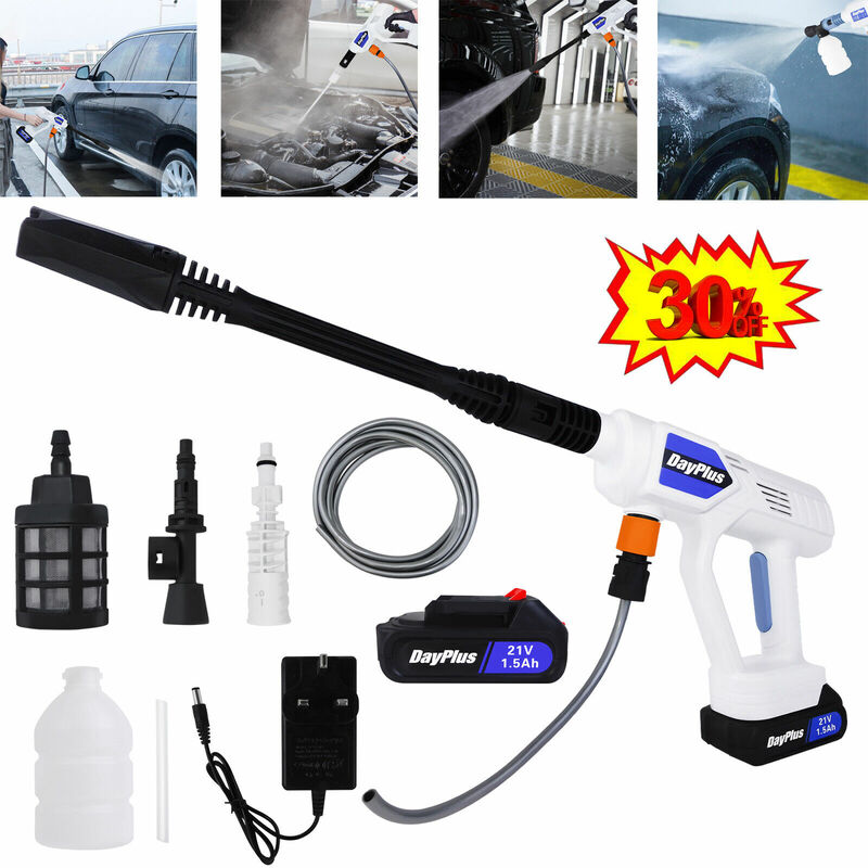 Cordless Pressure Washer Electric High Power Jet Wash Patio Car Portable Cleaner