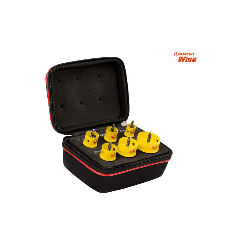 Cordless Smooth Cut Bi-Metal Holesaw Kit, 6 Piece - STRKCS06001