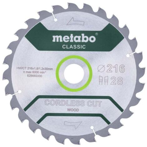 CordlessWoodClassic 216x30 28WZ 5°neg /B