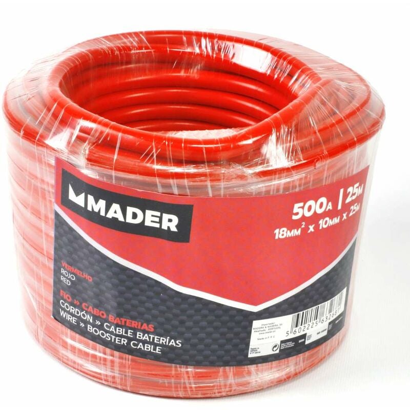 

Cordón » Cable de Batería, 18mm, 25m - MADER® | Power Tools