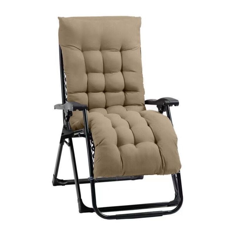 Cordoba Sun Lounger with Beige Cushion - 160x65x110