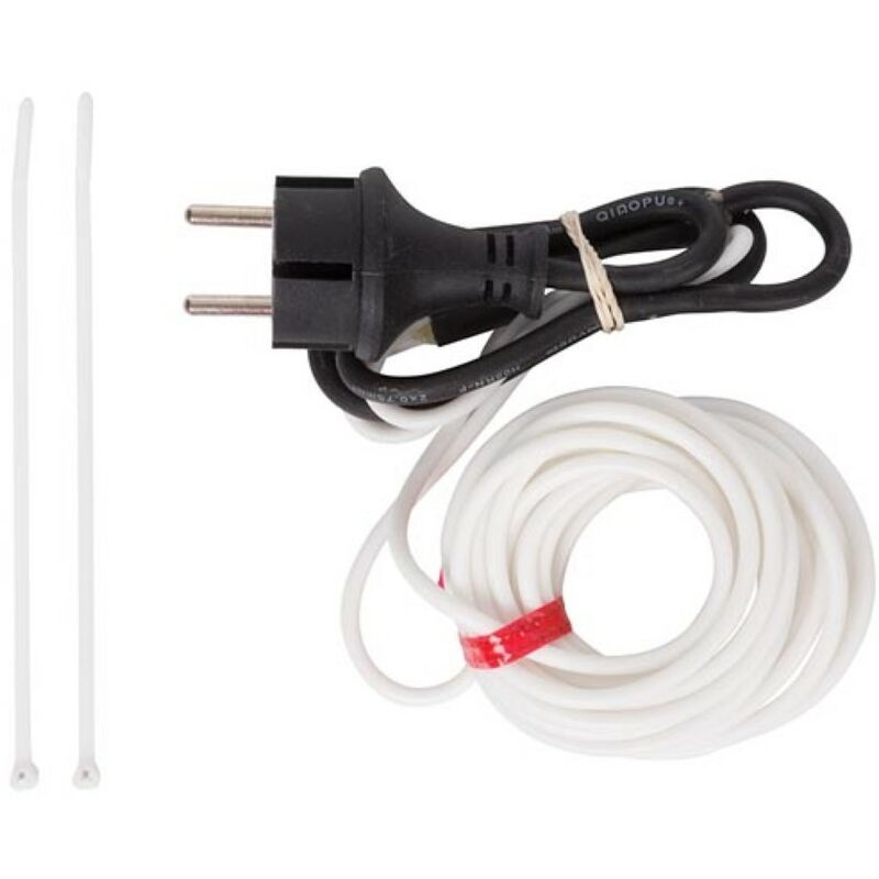 Perel - Cordon chauffant antigel pour tuyauterie, usage intérieur et extérieur, IP68, 6 m