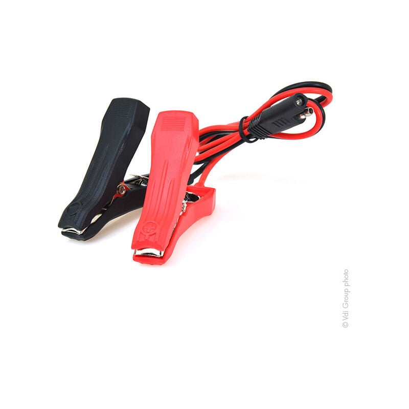 Nx ™ - NX - Cordon avec pinces crocodiles (Rouge et Noir)