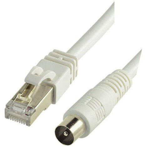 CORDON BALUN RJ45 M / TV 9,52mm M - PASSIF - 1m50 ERARD - 4482