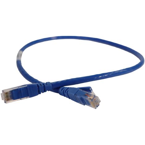 CORDON C6 U/UTP PVC BLEU 0.5M LEGRAND 051818