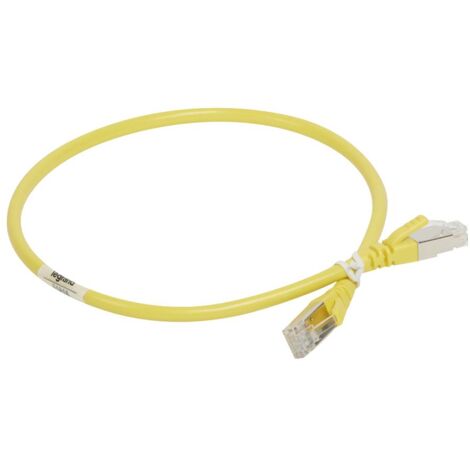 CORDON C6A S/FTP PVC JAUN.0.5M LEGRAND 051816