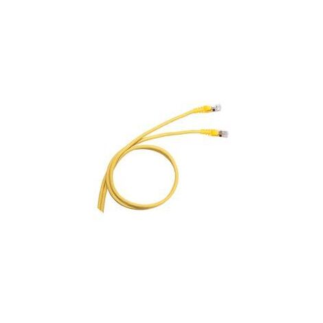CORDON C6A S/FTP PVC JAUNE 1M LEGRAND 051780